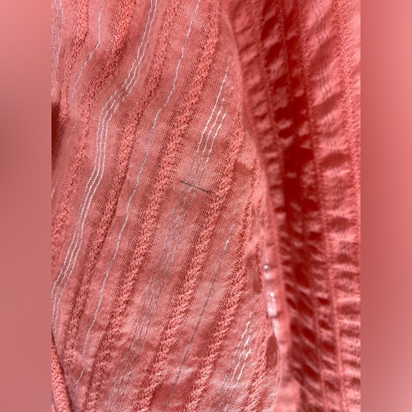 Anthropologie Pilcro The Tavi Button-down Blouse Pink Size Large - Picture 8 of 11